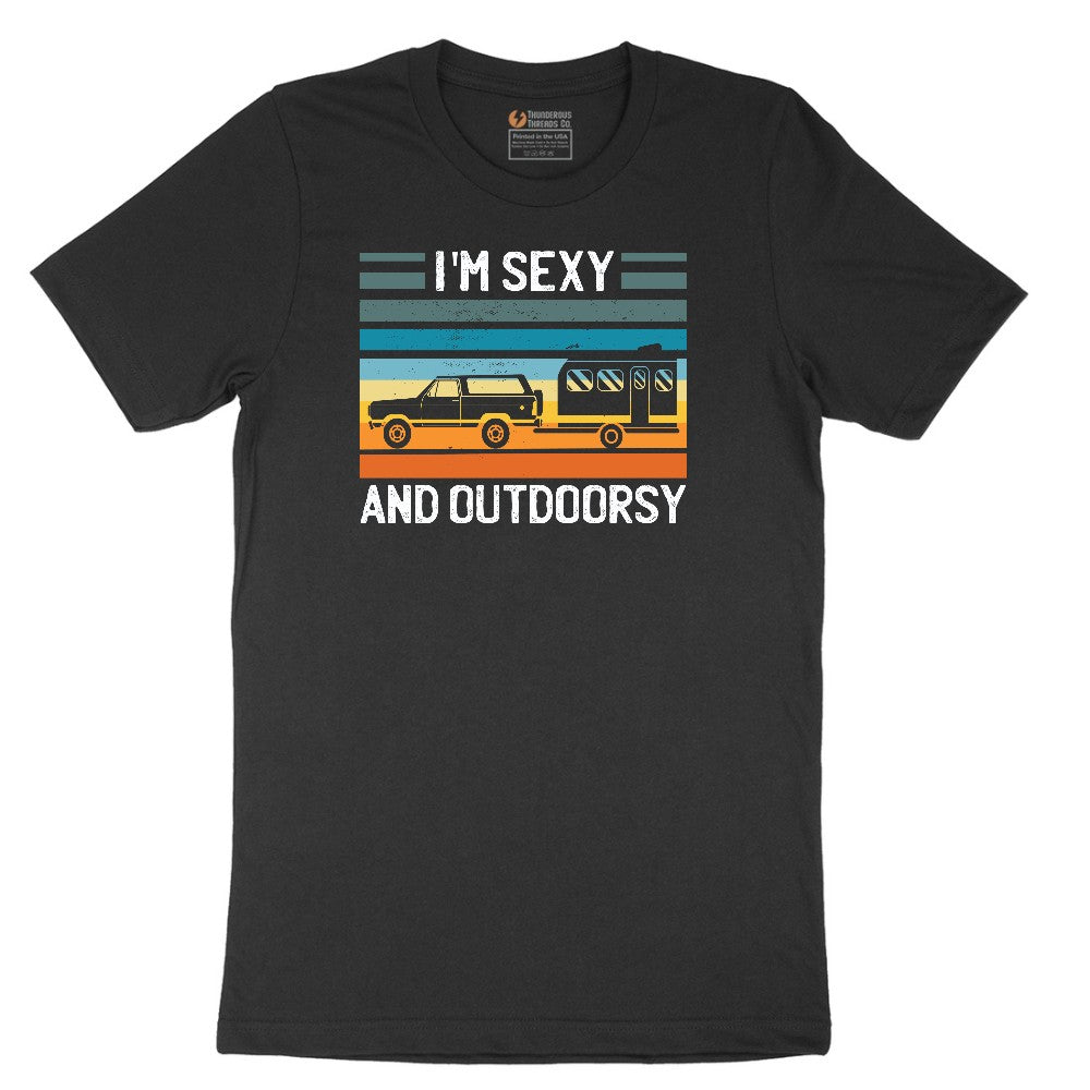 I'm Sexy and Outdoors Short Sleeve Tee - Jet Black