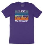 I'm Sexy and Outdoors Short Sleeve Tee - Team Purple