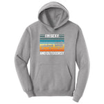 I'm Sexy and Outdoors Toddler Hoodie - Athletic Heather