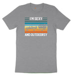 I'm Sexy and Outdoors Toddler Short Sleeve Tee - Athletic Heather