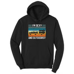 I'm Sexy and Outdoors Youth Hoodie - Jet Black