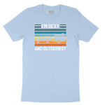 I'm Sexy and Outdoors Youth Short Sleeve Tee - Light Blue