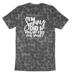 I'm Sorry Did I Roll My Eyes Out Loud Version 1 Ladies Short Sleeve Tee - Black Leopard