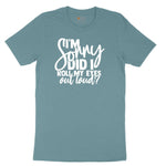 I'm Sorry Did I Roll My Eyes Out Loud Version 1 Ladies Short Sleeve Tee - Surf Blackout