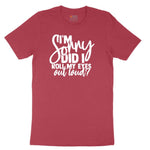 I'm Sorry Did I Roll My Eyes Out Loud Version 1 Ladies Short Sleeve Tee - Vintage Red