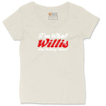 I'm What Willis Was Talking About Ladies Curvy Tee - Natural Heather