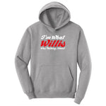 I'm What Willis Was Talking About Ladies Hoodie - Athletic Heather