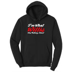 I'm What Willis Was Talking About Ladies Hoodie - Jet Black