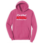 I'm What Willis Was Talking About Youth Hoodie - Sangria