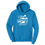 In My Experience I'm Right Ladies Hoodie - Sapphire