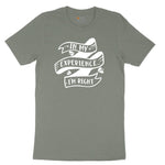 In My Experience I'm Right Ladies Short Sleeve Tee - Bamboo Blackout
