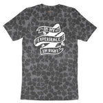 In My Experience I'm Right Ladies Short Sleeve Tee - Black Leopard