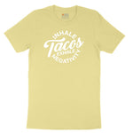 Inhale Tacos Exhale Negativity Youth Short Sleeve Tee - Yellow