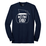Instant Dad Long Sleeve Tee - Navy