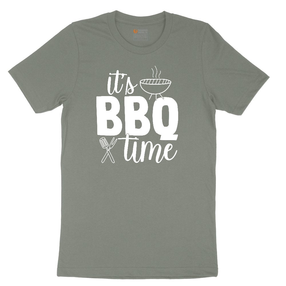 Its BBQ Time Ladies Short Sleeve Tee - Bamboo Blackout