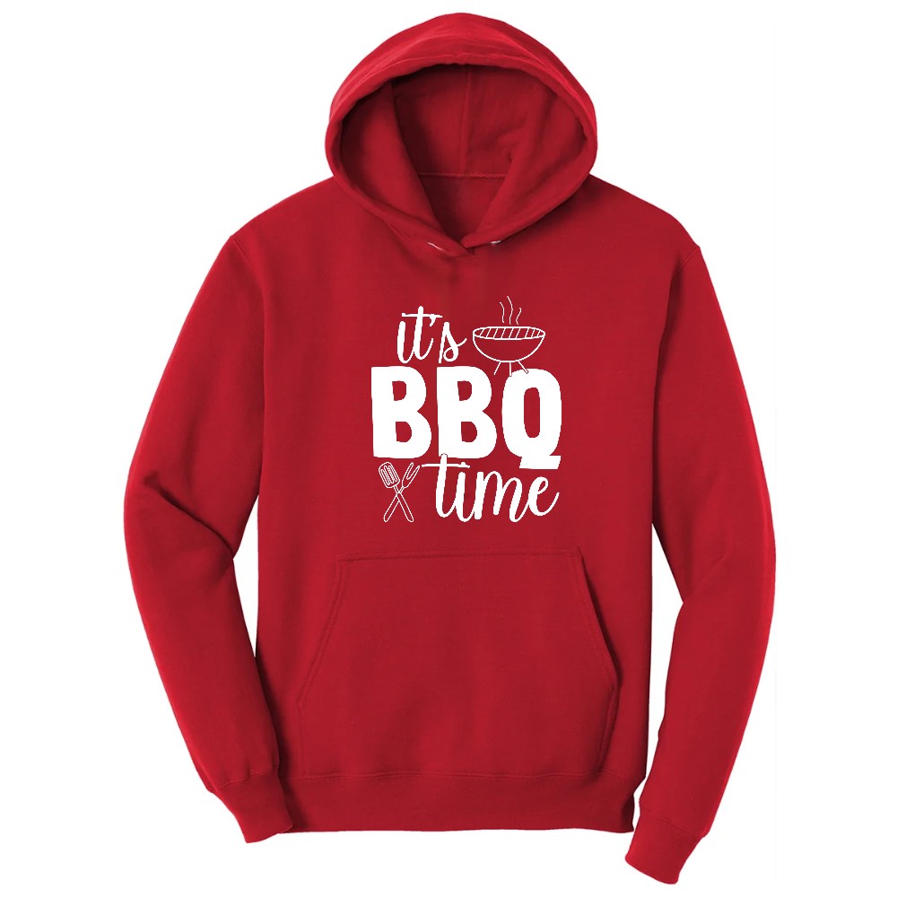 Its BBQ Time Hoodie - Red