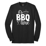 Its BBQ Time Long Sleeve Tee - Jet Black