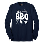Its BBQ Time Long Sleeve Tee - Navy