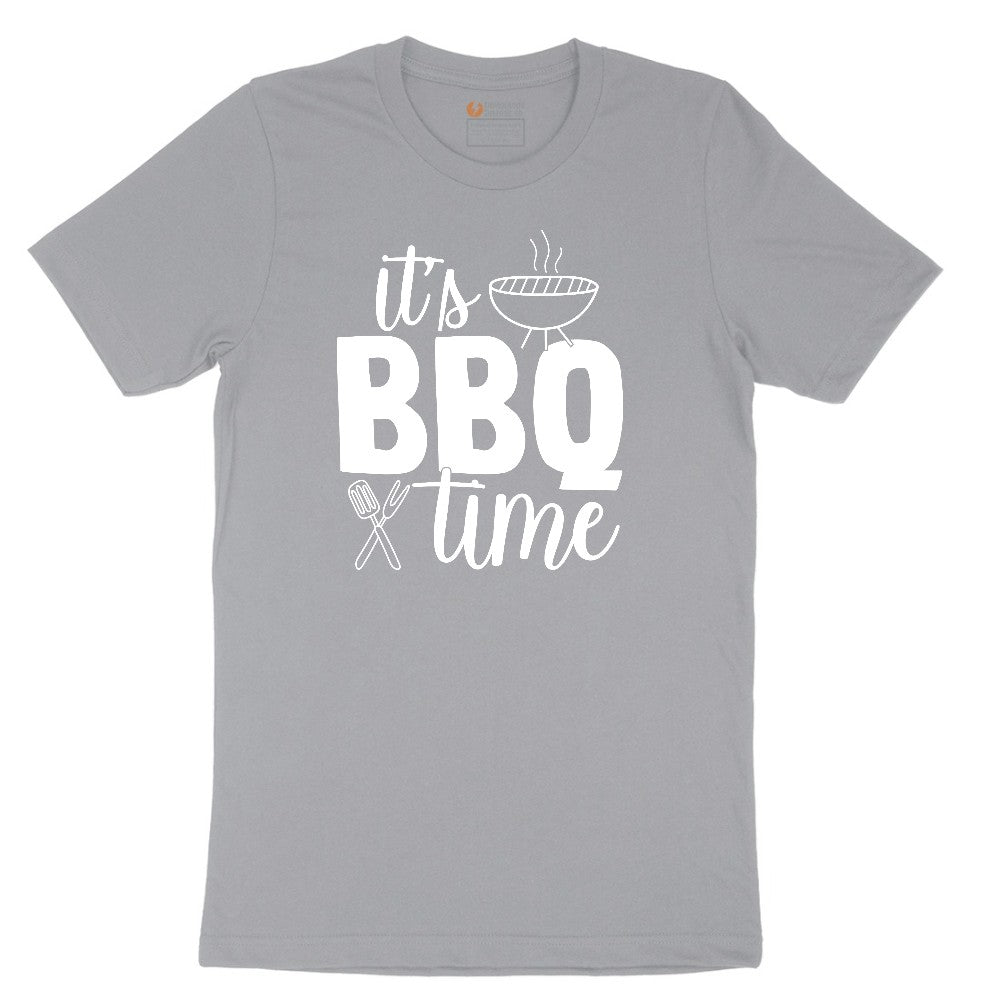 Its BBQ Time Short Sleeve Tee - Athletic Heather Grey