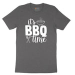 Its BBQ Time Short Sleeve Tee - Dark Heather Grey