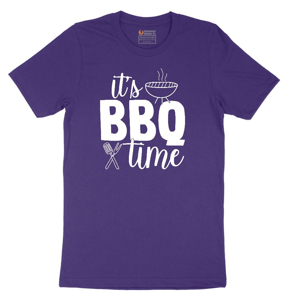 Its BBQ Time Short Sleeve Tee - Team Purple
