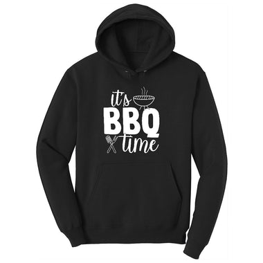Its BBQ Time Toddler Hoodie - Jet Black