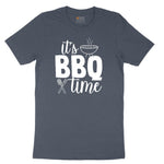 Its BBQ Time Toddler Short Sleeve Tee - Heather Navy
