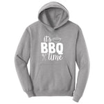Its BBQ Time Youth Hoodie - Athletic Heather