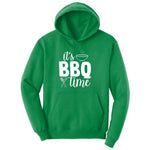 Its BBQ Time Youth Hoodie - Kelly Green