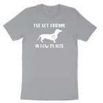 I've Got Friends in Low Places Short Sleeve Tee - Athletic Heather Grey