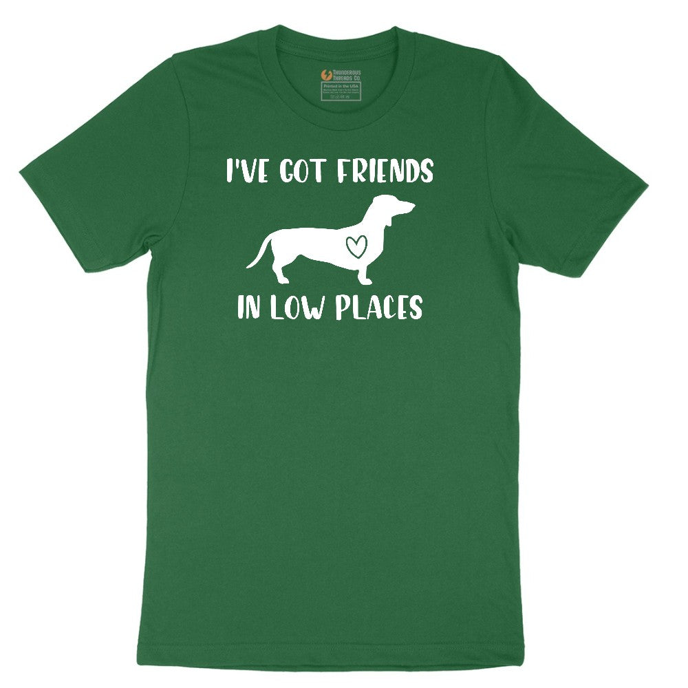 I've Got Friends in Low Places Short Sleeve Tee - Athletic Kelly