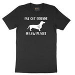 I've Got Friends in Low Places Short Sleeve Tee - Jet Black