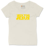 Jedi For Jesus Ladies Curvy Tee - Natural Heather