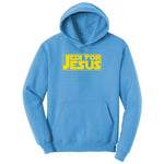 Jedi For Jesus Ladies Hoodie - Aquatic Blue