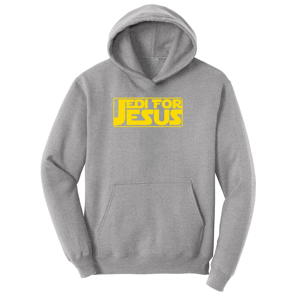 Jedi For Jesus Ladies Hoodie - Athletic Heather