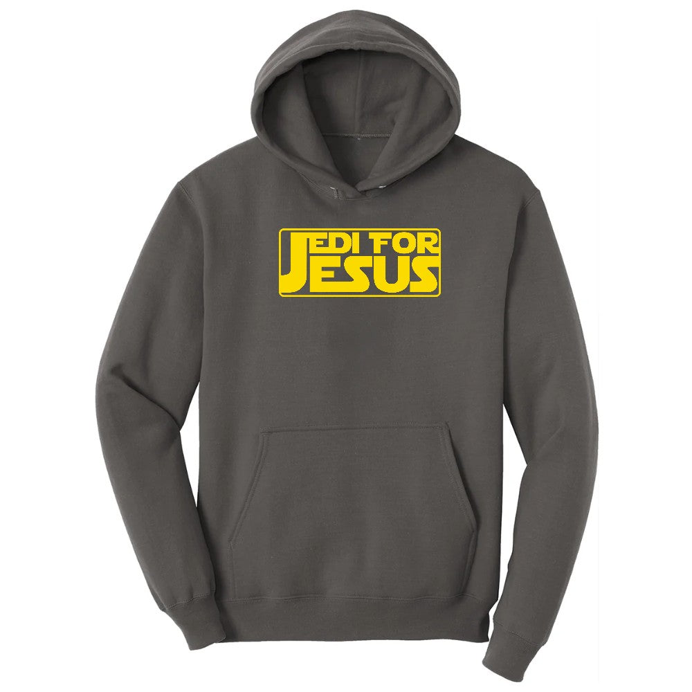 Jedi For Jesus Hoodie - Charcoal