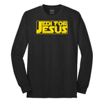Jedi For Jesus Long Sleeve Tee - Jet Black