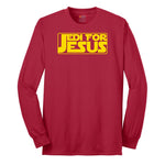Jedi For Jesus Long Sleeve Tee - Red