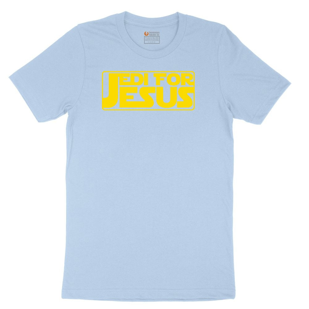 Jedi For Jesus Toddler Short Sleeve Tee - Light Blue