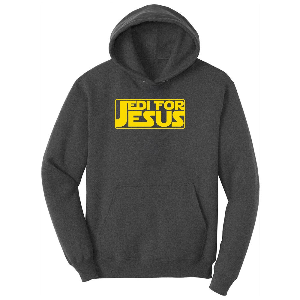 Jedi For Jesus Youth Hoodie - Dark Heather Grey