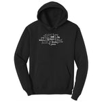 Jesus Subway Ladies Hoodie - Jet Black