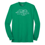 Jesus Subway Long Sleeve Tee - Kelly Green