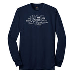 Jesus Subway Long Sleeve Tee - Navy