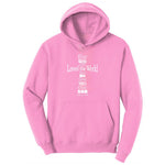John 3 16 Cross Toddler Hoodie - Candy Pink