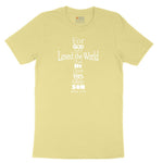 John 3 16 Cross Youth Short Sleeve Tee - Yellow