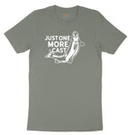 Just One More Cast Ladies Short Sleeve Tee - Bamboo Blackout