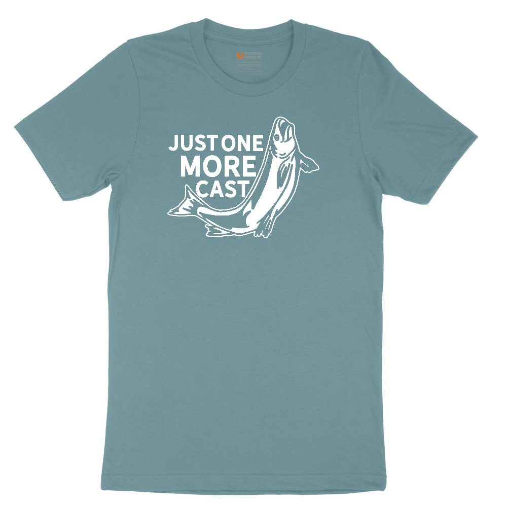 Just One More Cast Ladies Short Sleeve Tee - Surf Blackout