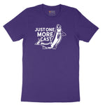 Just One More Cast Short Sleeve Tee - Team Purple