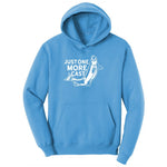 Just One More Cast Youth Hoodie - Aquatic Blue