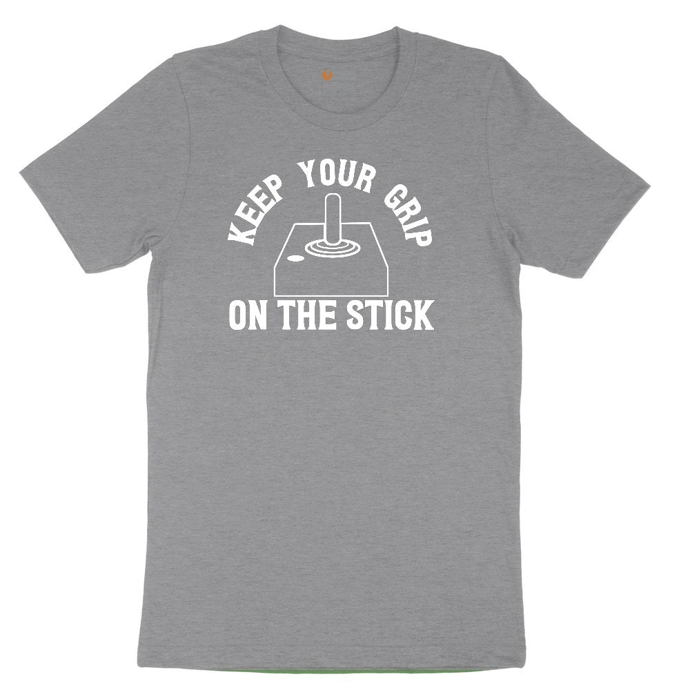 Keep Your Grip on the Stick - Mens & Ladies T-Shirt Toddler Short Sleeve Tee - Athletic Heather
